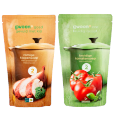 g'woon soep in zak